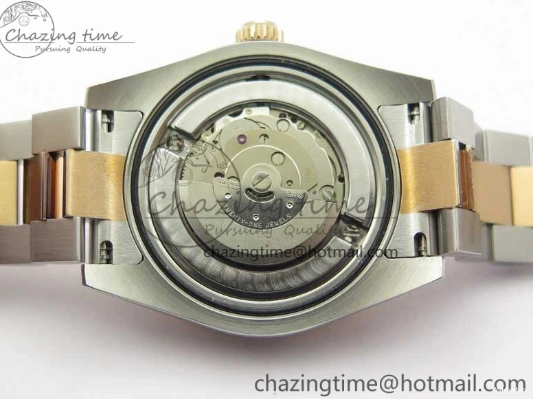 RG SS President Stick Markers NH05A Best GSF 178274 SEIKO 31mm Datejust Edition on Bracelet Dial SS RG Silver 1123